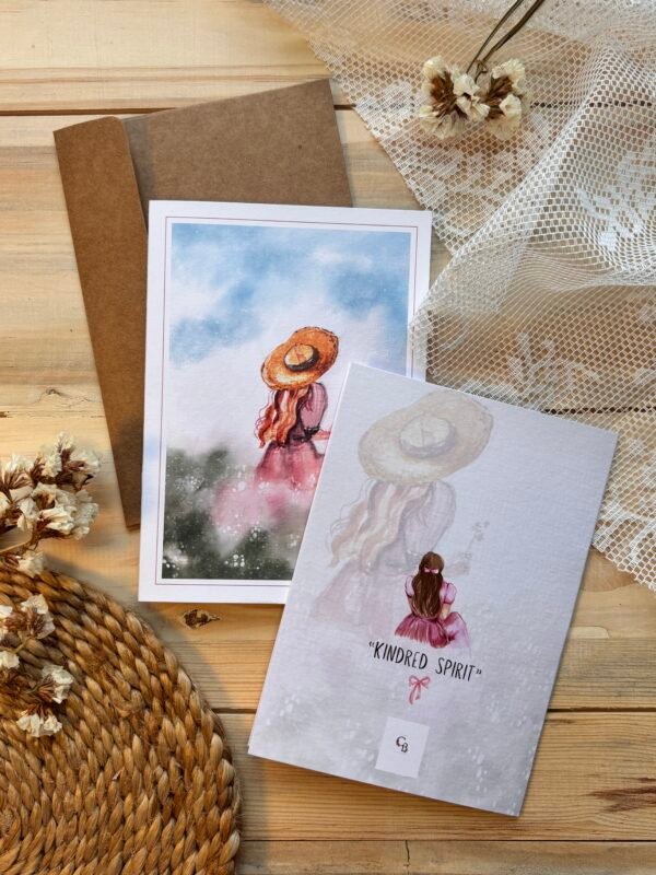 kindred spirit greeting card back