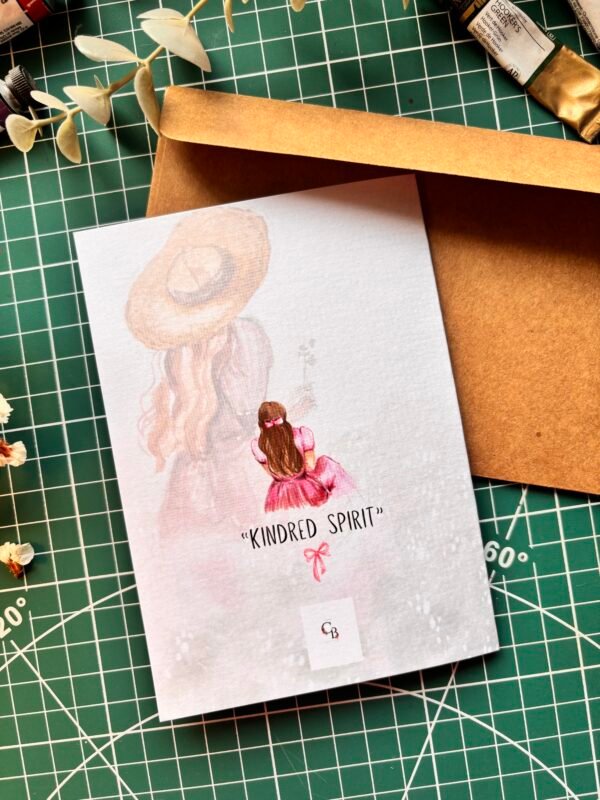 kindred spirit greeting card back