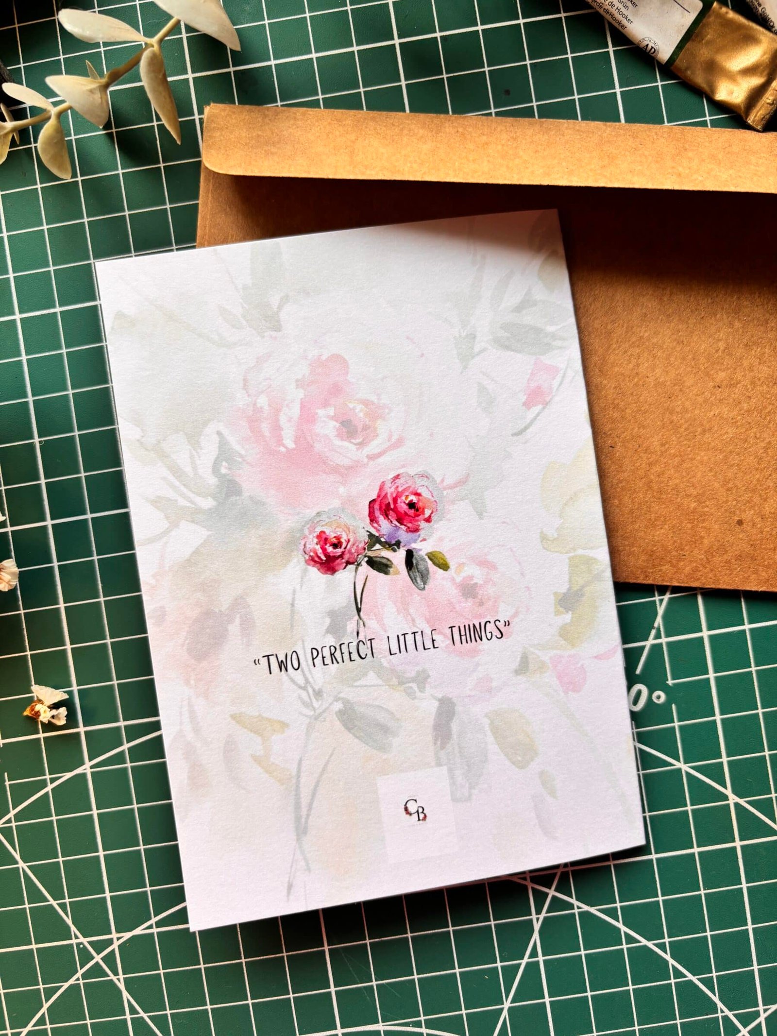 two perfect little things greeting card back scaled Two Perfect Little - Image 2